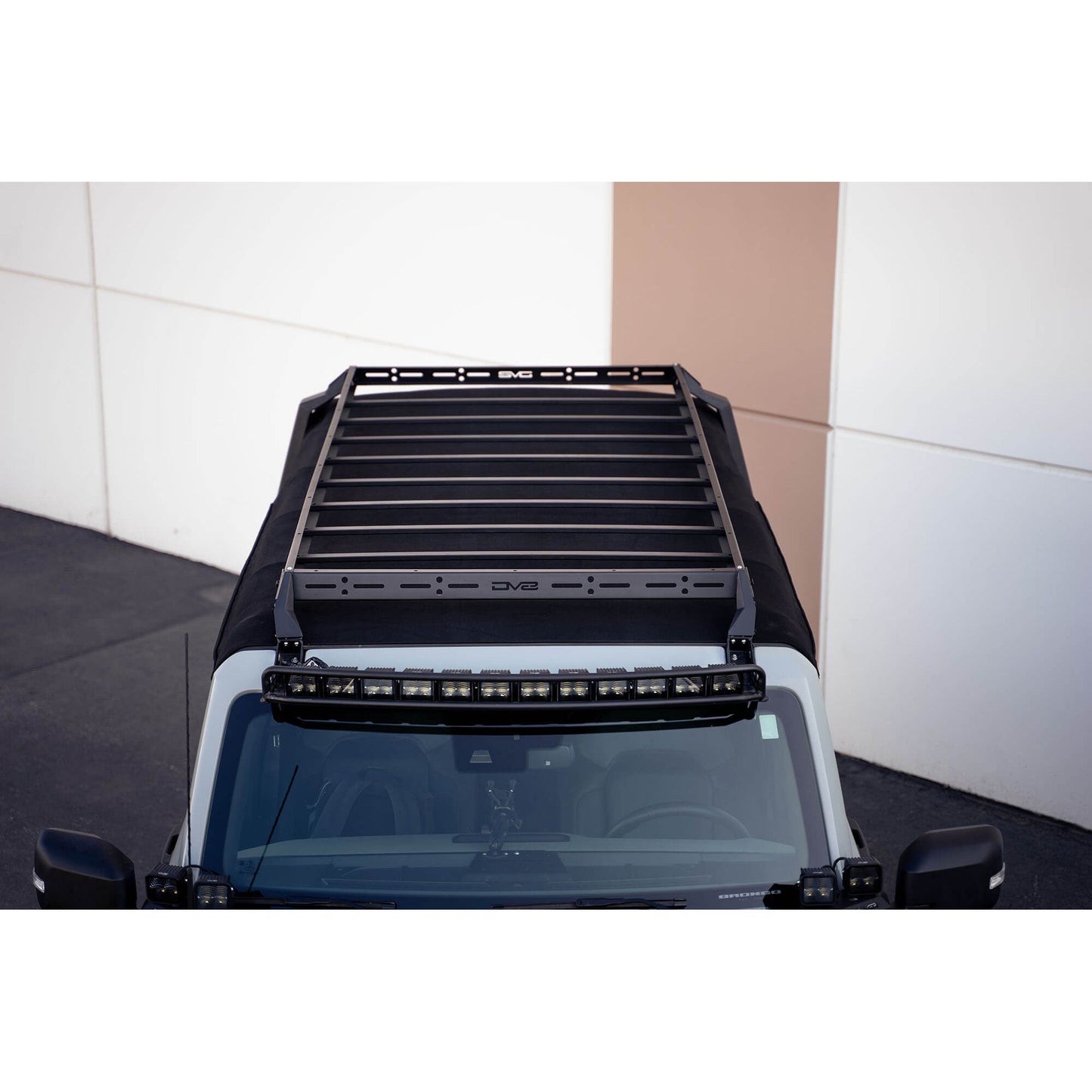 DV8 Off-Road 2021-2024 Ford Bronco | 4-Door Soft Top Roof Rack C3| RRBR-01