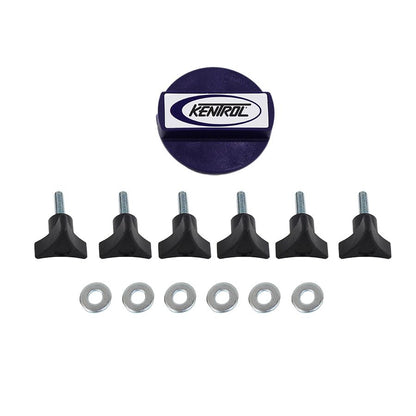 KENTROL Jeep TJ/JK Hardtop Screws 03-17 Wrangler TJ/JK Textured Black Kentrol  70009