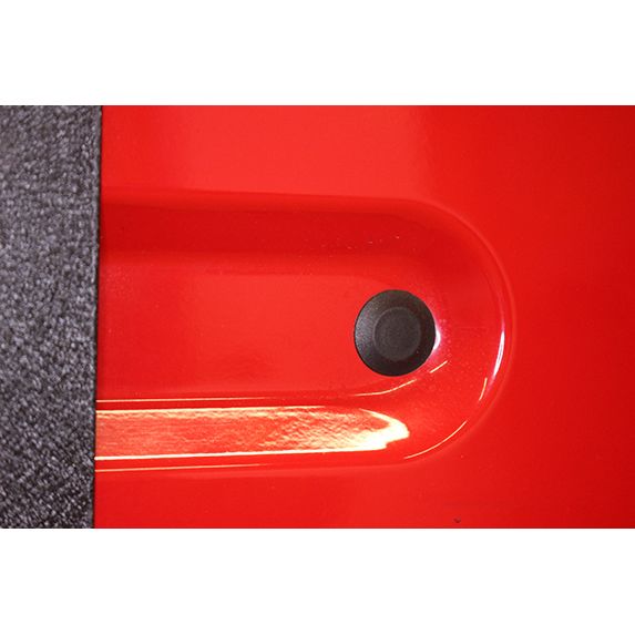 Kentrol 70010 Jeep TJ Tailgate Plug 97-06 Wrangler TJ Powdercoat Black Kentrol