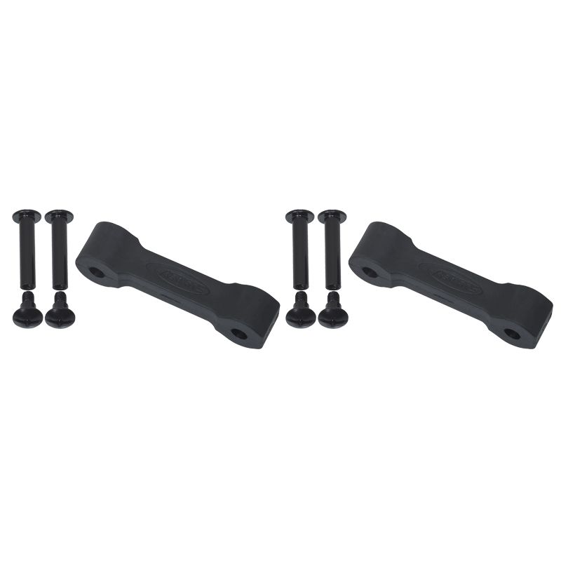 KENTROL Jeep JK Replacement Hood Catch Rubbers Pair 07-18 Wrangler JK Textured Black Kentrol  70071