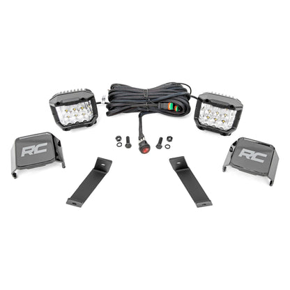 Rough Country 3-inch Osram Wide Angle Series LED Ditch Light Kit I 70082