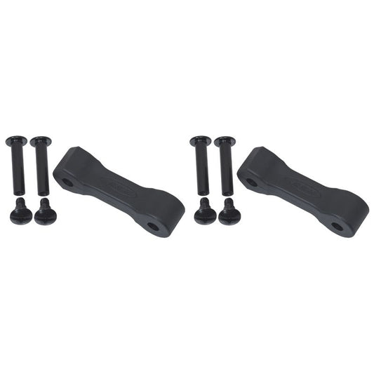 KENTROL Jeep TJ Replacement Hood Catch Rubbers Pair 97-06 Wrangler TJ Textured Black Kentrol  70089