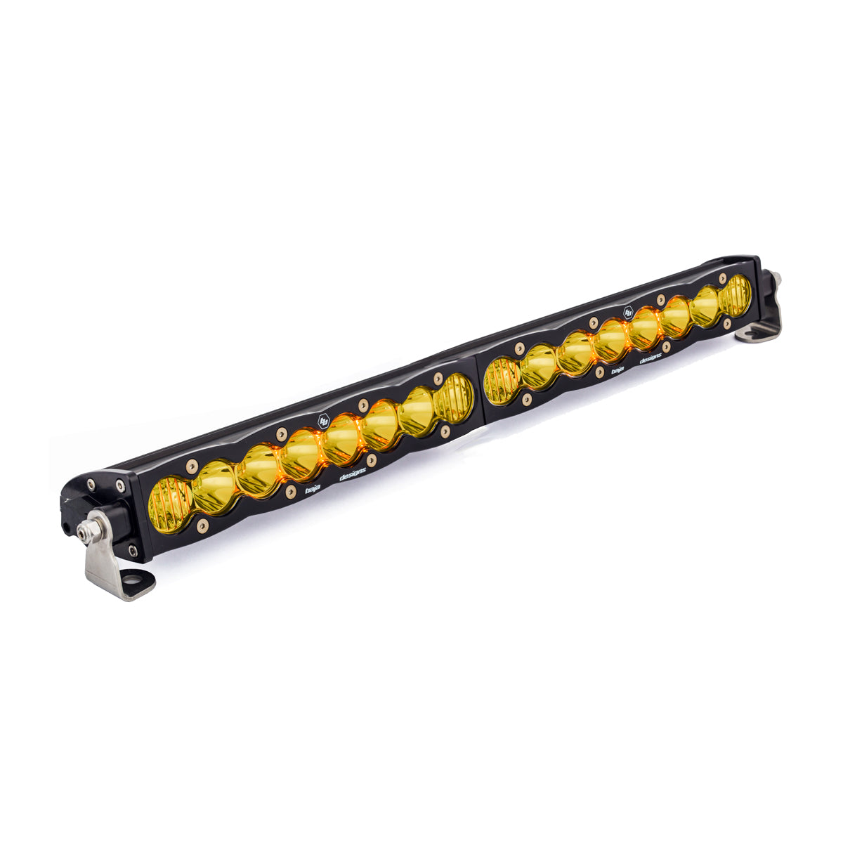 BAJA DESIGNS 20 Inch LED Light Bar Single Baja Amber StraiLight Driving Combo Pattern S8 Series Baja Designs I 702013