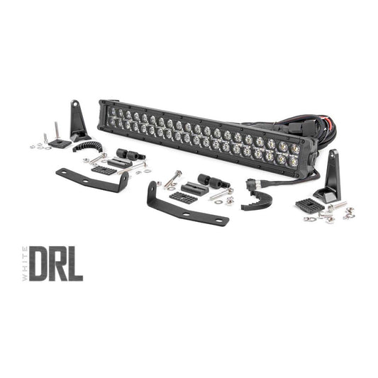 Rough Country Black Series w/ White DRL LED Light I 70645DRL