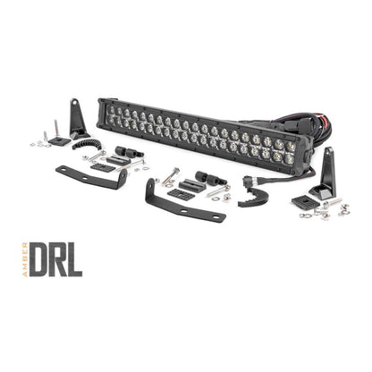 Rough Country Black Series w/ Amber DRL LED Light I 70645DRLA