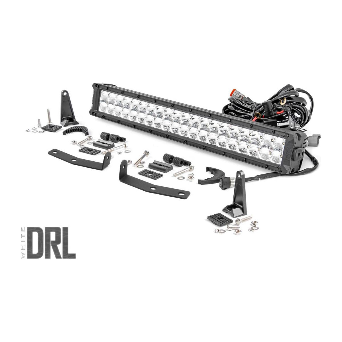 Rough Country Chrome Series w/ White DRL LED Light I 70646DRL