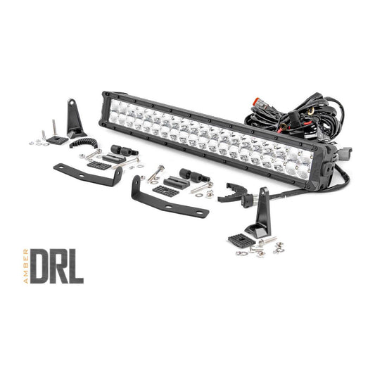 Rough Country Chrome Series w/ Amber DRL LED Light I 70646DRLA