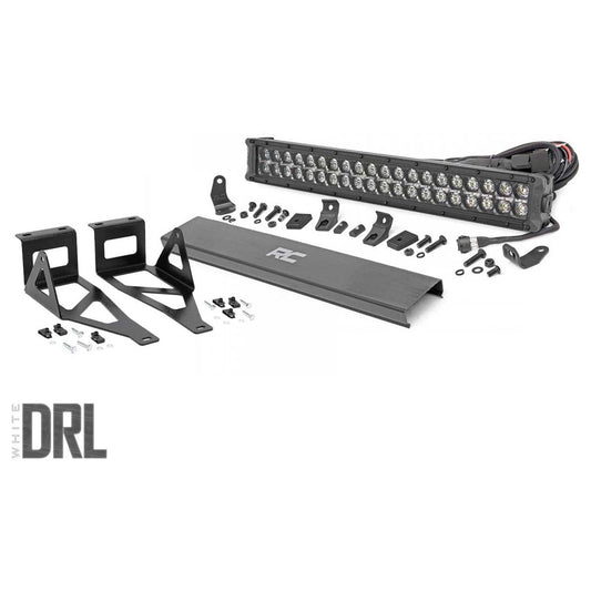 Rough Country Black Series w/ White DRL LED Light I 70665DRL