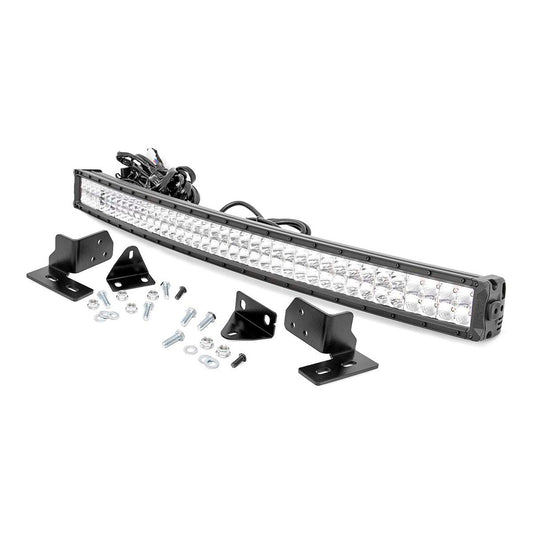 Rough Country Chrome Series w/ White DRL LED Light I 70681DRL