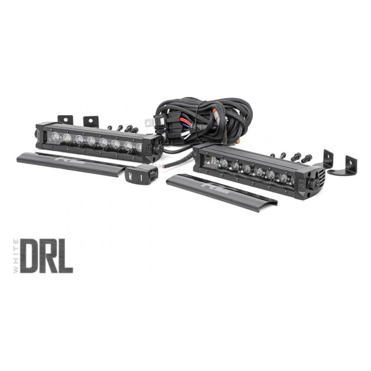 Rough Country 8 Inch Black Series LED Light Bar I 70728BLDRL