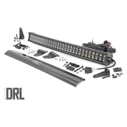 Rough Country Black Series w/ White DRL LED Light I 70787