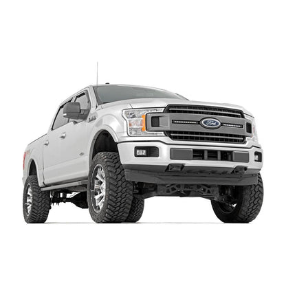 Rough Country Black Series Ford Dual 10in LED Grille Kit (18-20 F-150 I 70808