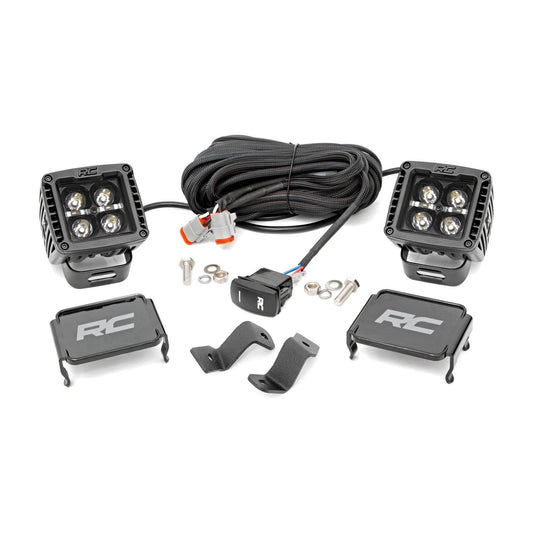 Rough Country Black Series w/ White DRL LED Light I 71031