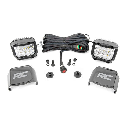 Rough Country 3-inch Osram Wide Angle Series LED Ditch Light Kit I 71050