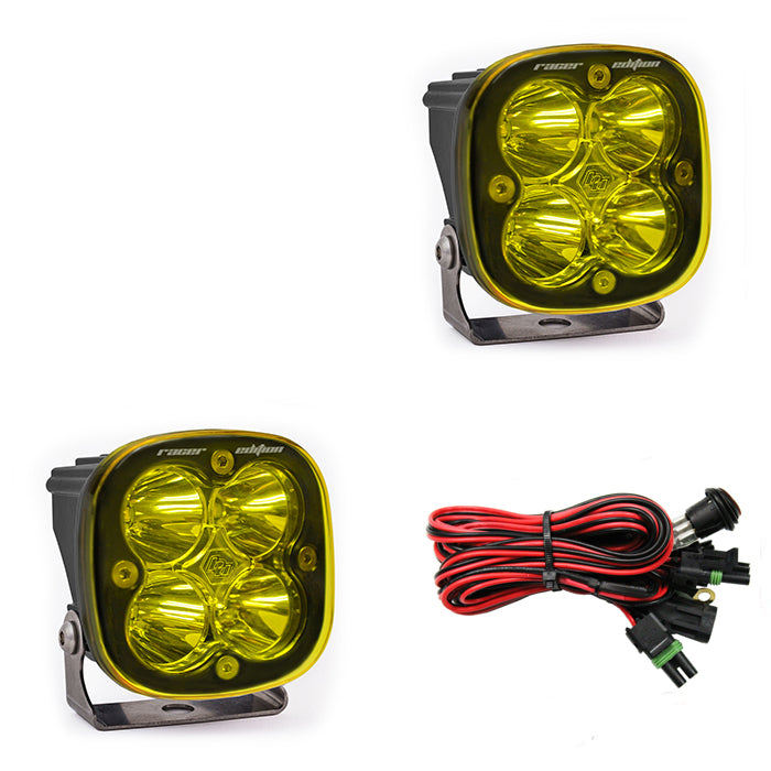 BAJA DESIGNS LED Light Pods Baja Amber Lens Spot Pair Squadron Racer Edition Baja Designs I 727811