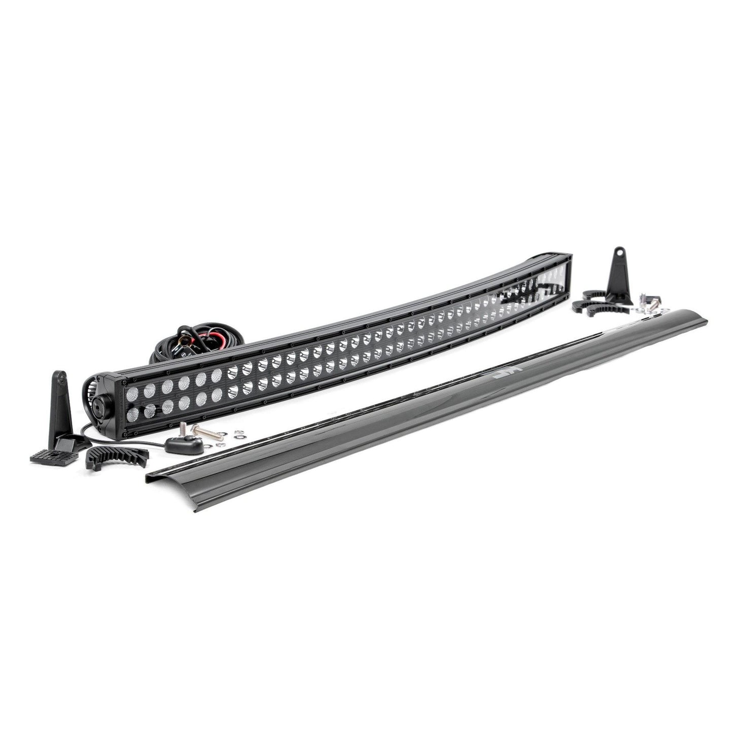 ROUGH COUNTRY 40 Inch Black Series LED Light Bar | Curved | Dual Row | 72940BL