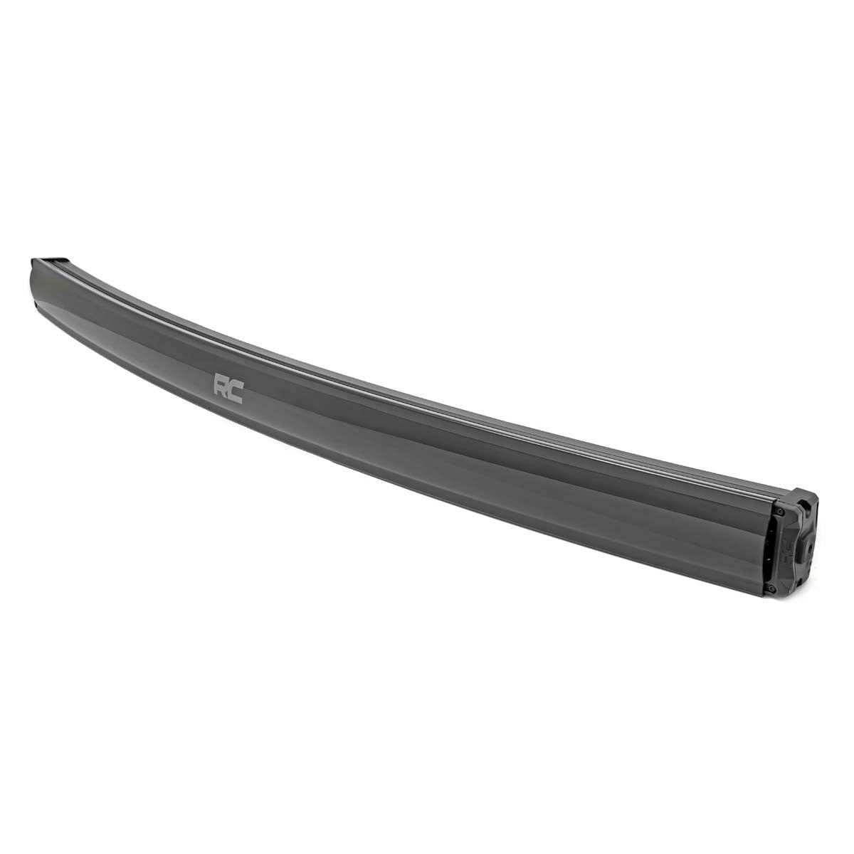 ROUGH COUNTRY 50 Inch Black Series LED Light Bar | Curved | Dual Row | Cool White DRL | 72950BD