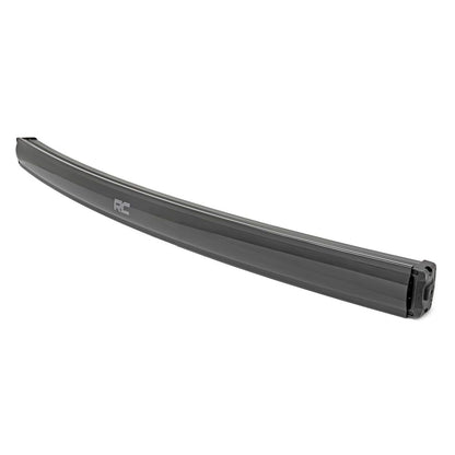 ROUGH COUNTRY 54 Inch Black Series LED Light Bar | Curved | Dual Row | Cool White DRL | 72954BD