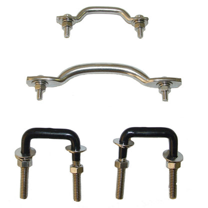 RUGGED RIDGE | 11104.02 | Windshield Tie-Down Kit, 55-95 Jeep Cj & Wrangler, Stainless