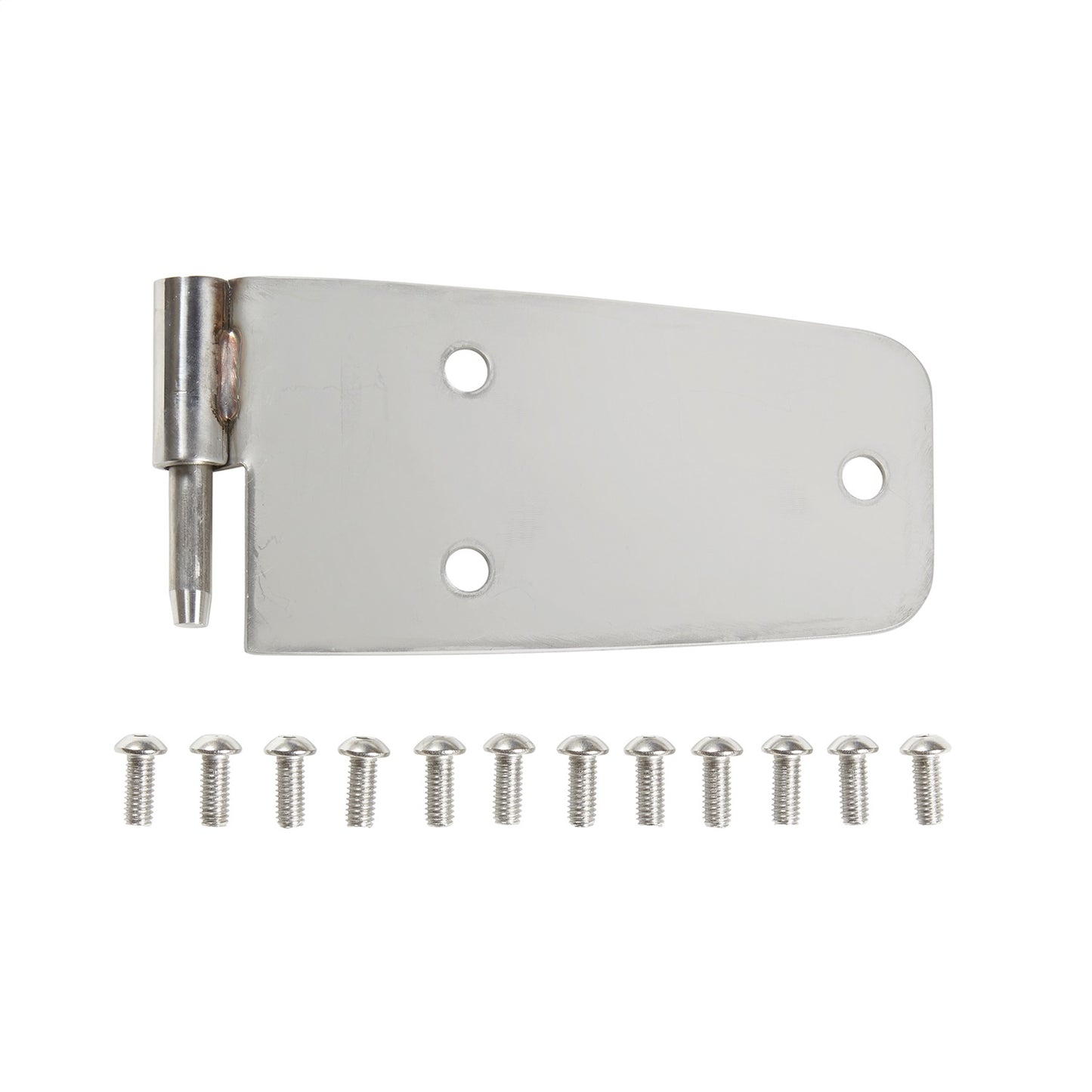 Smittybilt Door Hinge Fits w/Full Steel Door Completed Set Of 4 Stainless Steel No Drill Installation Front I 7420