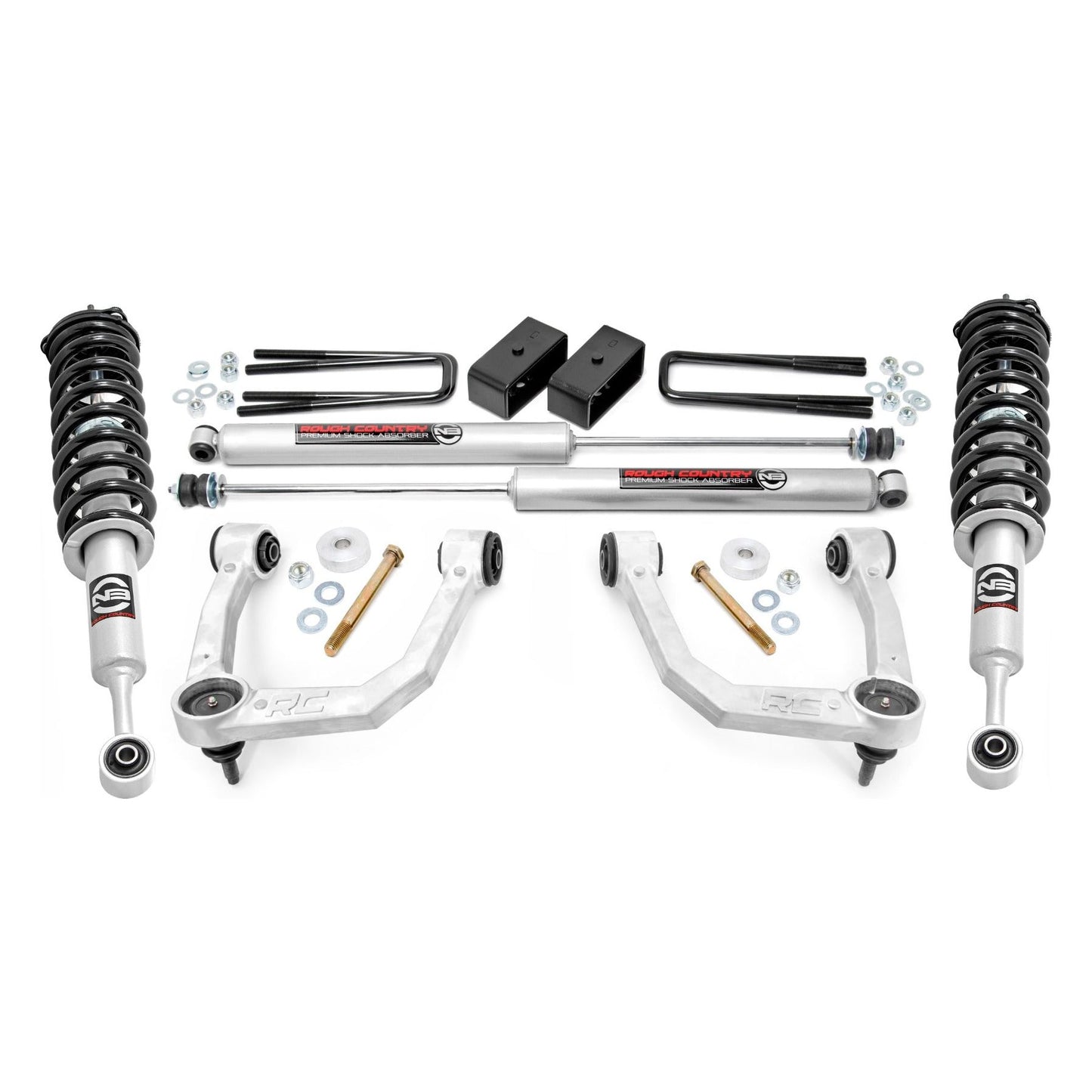 Rough Country N3 Struts w/N3 Rear Shocks 3.5 Inch Lift Kit I 74231