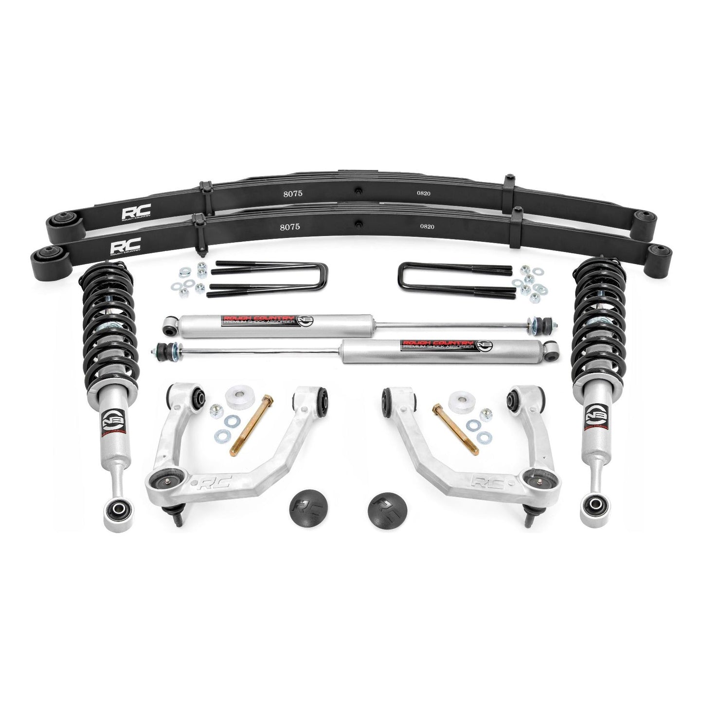 Rough Country N3 Struts w/N3 Rear Shocks 3.5 Inch Lift Kit I 74232