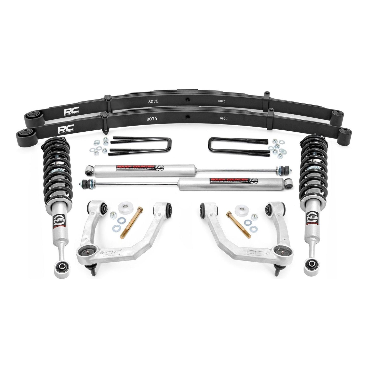 Rough Country N3 Struts w/N3 Rear Shocks 3.5 Inch Lift Kit I 74232