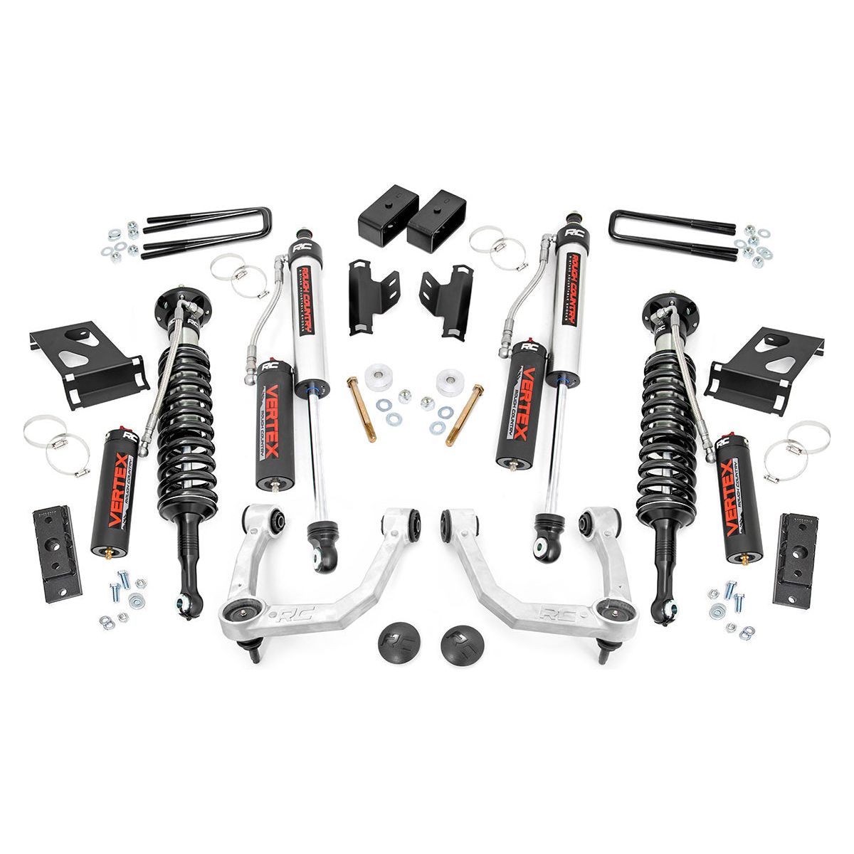 Rough Country Vertex Coilovers w/Vertex Shocks 3.5 Inch Lift Kit I 74250