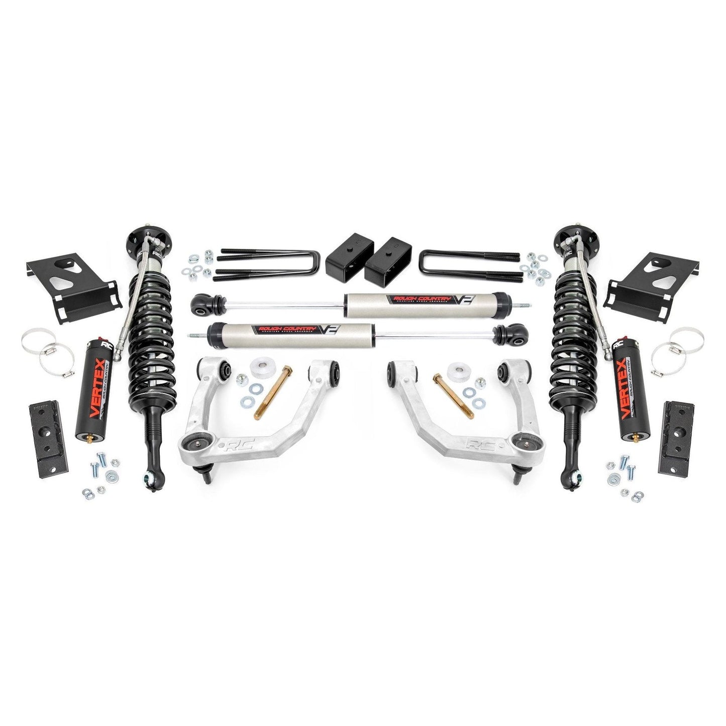 Rough Country Vertex Coilovers w/V2 Rear Shocks 3.5 Inch Lift Kit I 74257
