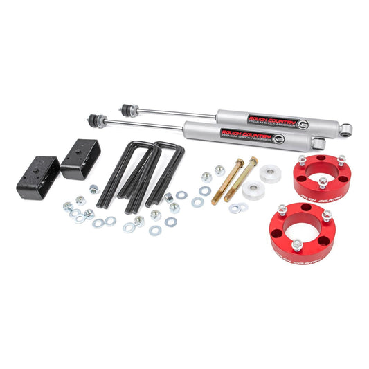 Rough Country No Struts (Red Spacer) 3 Inch Lift Kit I 74530RED