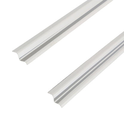 Smittybilt Entry Guard Pair Stainless Steel No Drill Installation Front I 7486