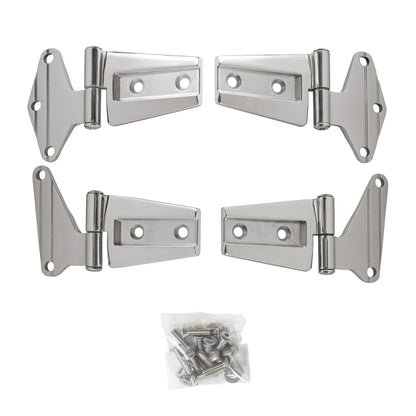 Smittybilt Door Hinge Incl. Hinges Brackets Front Stainless Fasteners I 7487