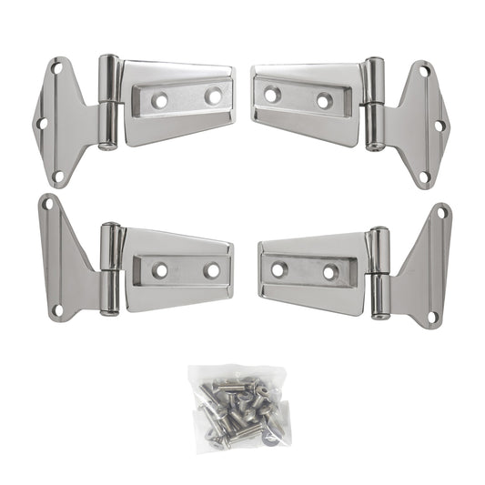 Smittybilt Door Hinge Incl. Hinges Brackets Front Stainless Fasteners I 7487