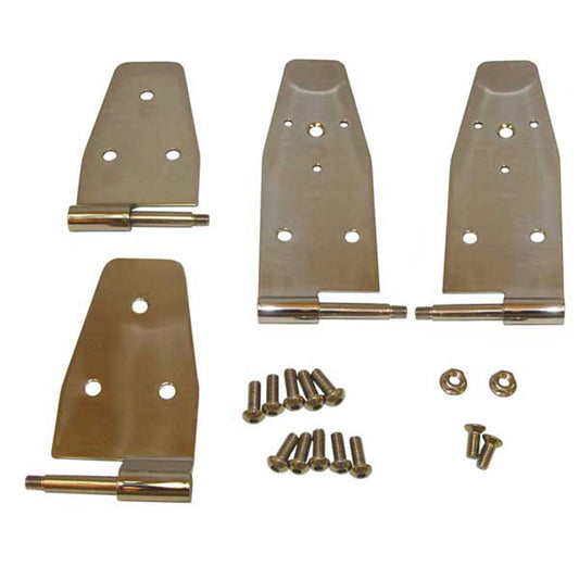 RUGGED RIDGE | 11113.03 | Door Hinges, 94-95 Jeep Wrangler With Full Steel Doors, Stainless