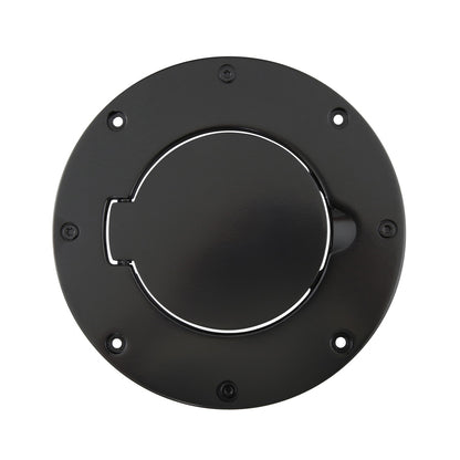 Smittybilt Billet Style Gas Cover Black No Drilling Installation I 75006