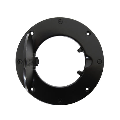 Smittybilt Billet Style Gas Cover Black No Drilling Installation I 75006