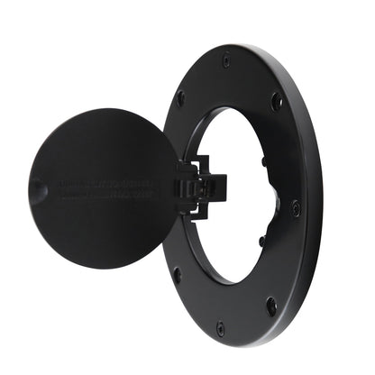 Smittybilt Billet Style Gas Cover Black No Drilling Installation I 75006