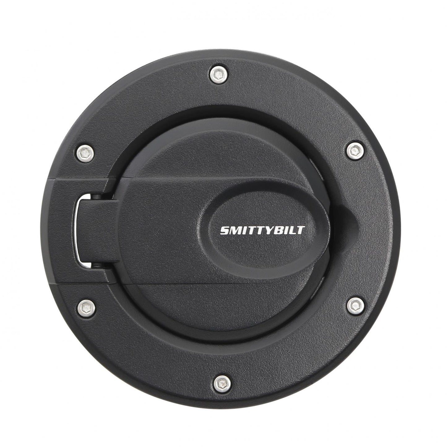 SMITTYBILT | Billet Style Gas Cover 07-18 Wrangler JK 2 And 4 Door Gloss Black Smittybilt |75007