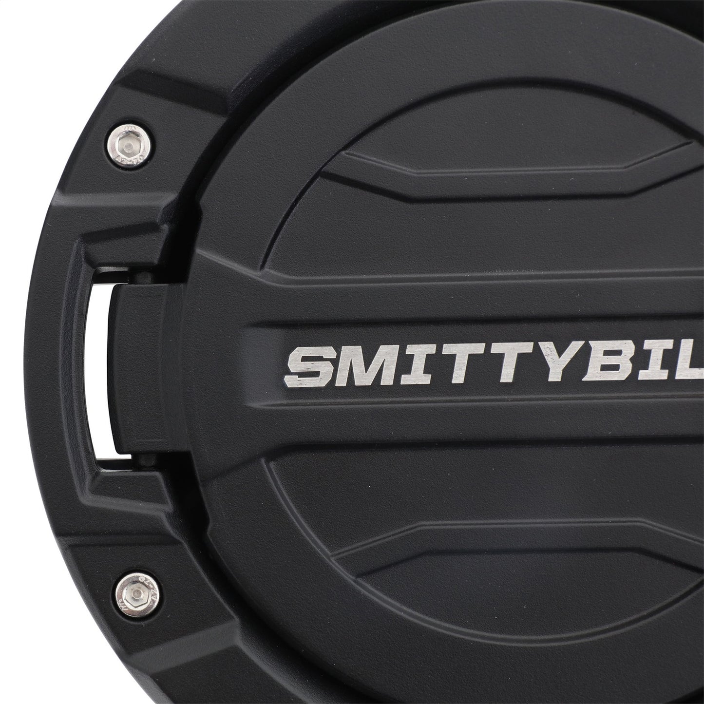 Smittybilt Billet Style Gas Cover Black No Drilling Installation I 75008