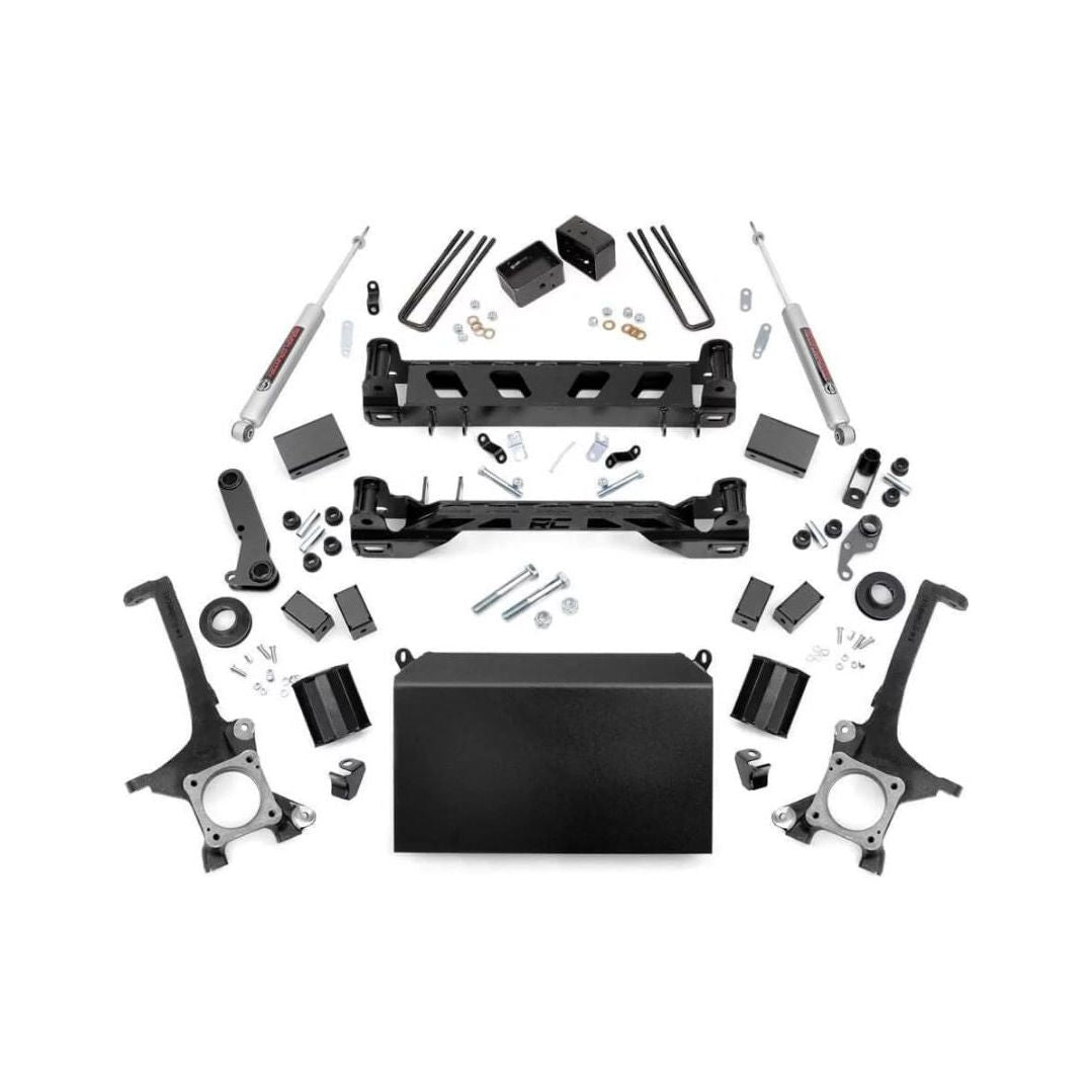 Rough Country Strut Spacers w/N3 Rear Shocks 6 Inch Lift Kit I 75230