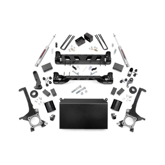 Rough Country Strut Spacers w/N3 Rear Shocks 6 Inch Lift Kit I 75230