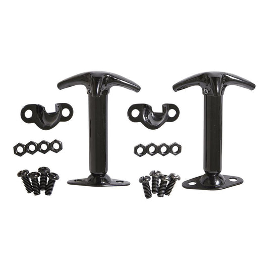 Smittybilt Hood Catch Pair Black No Drill Installation I 7601