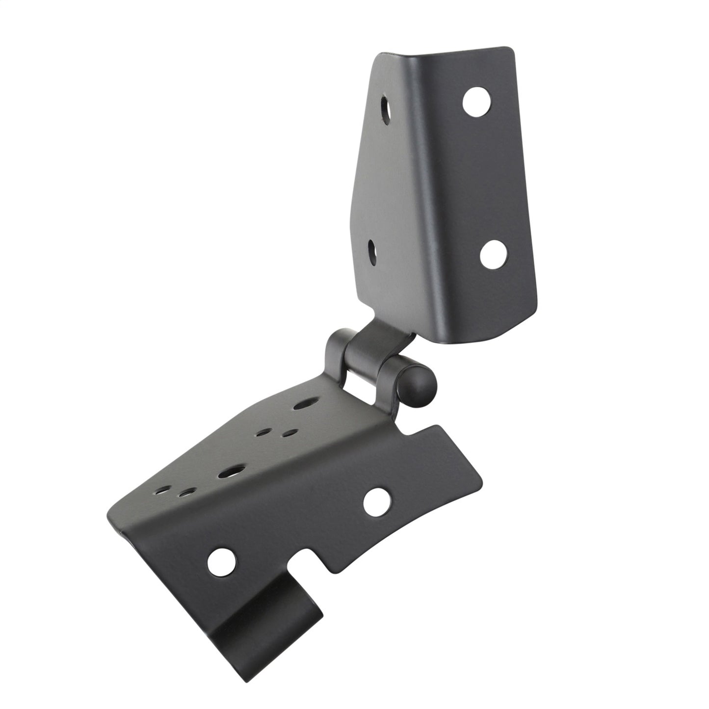 Smittybilt Windshield Hinge Pair Black No Drill Installation I 7603