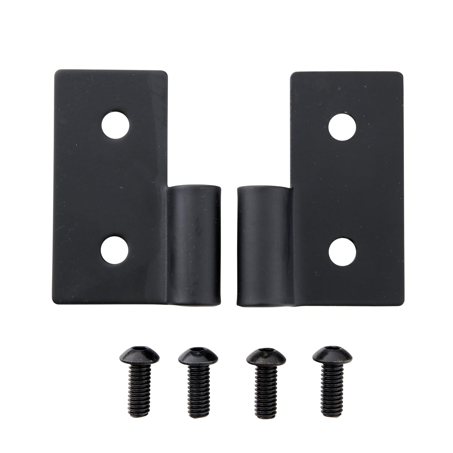 Smittybilt Lower Door Hinge Bracket Pair Black No Drilling Installation Front I 7607