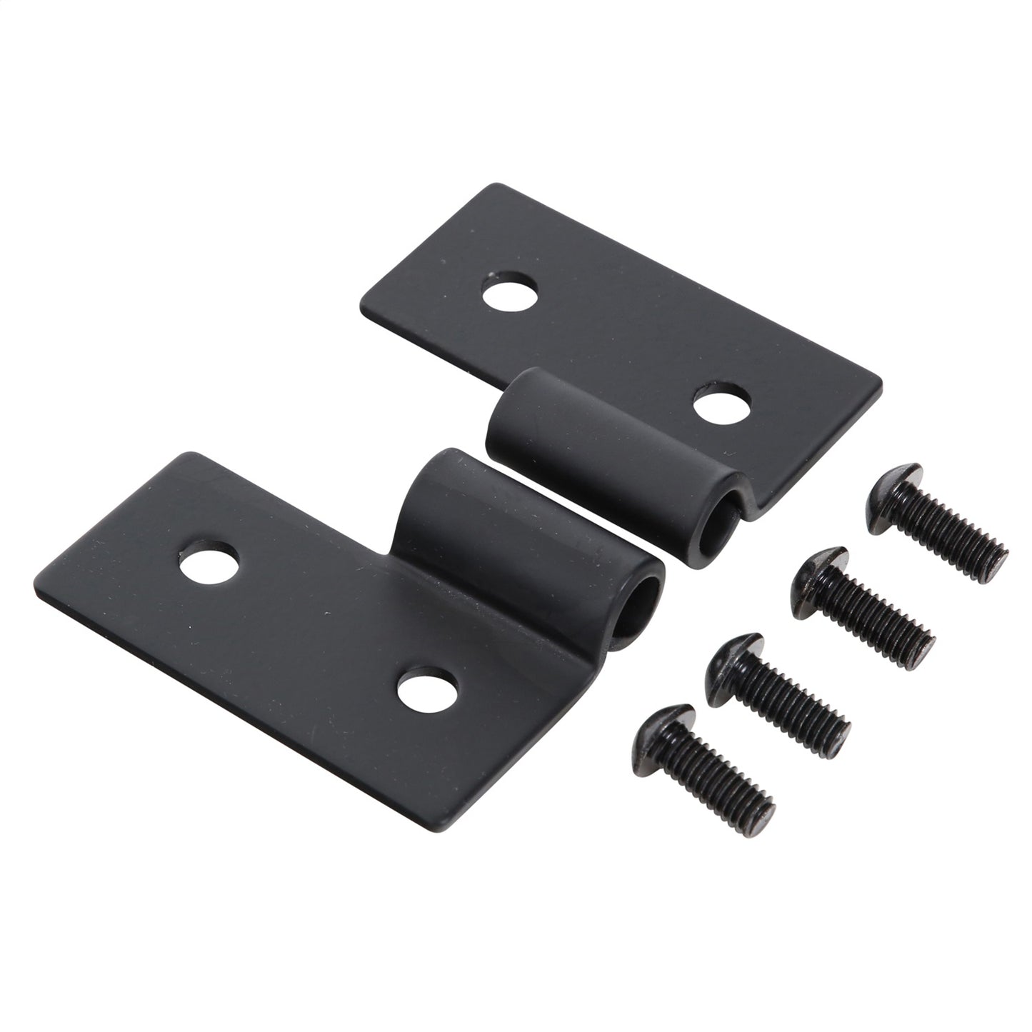 Smittybilt Lower Door Hinge Bracket Pair Black No Drilling Installation Front I 7607