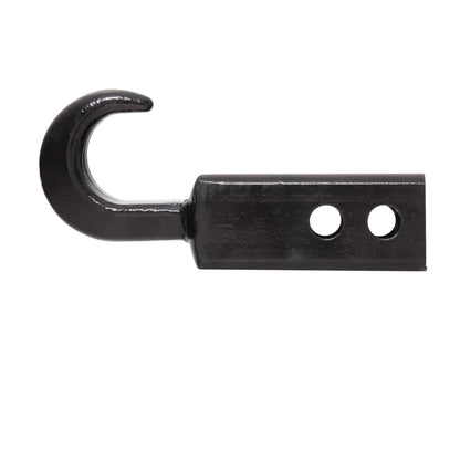 Smittybilt Receiver Tow Hook Fits Standard 2 in. Receiver Black Front I 7610