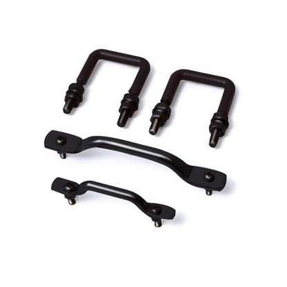 RUGGED RIDGE | 11211.01 | Windshield Tie Down Kit, 55-95 Cj & Wrangler, Black