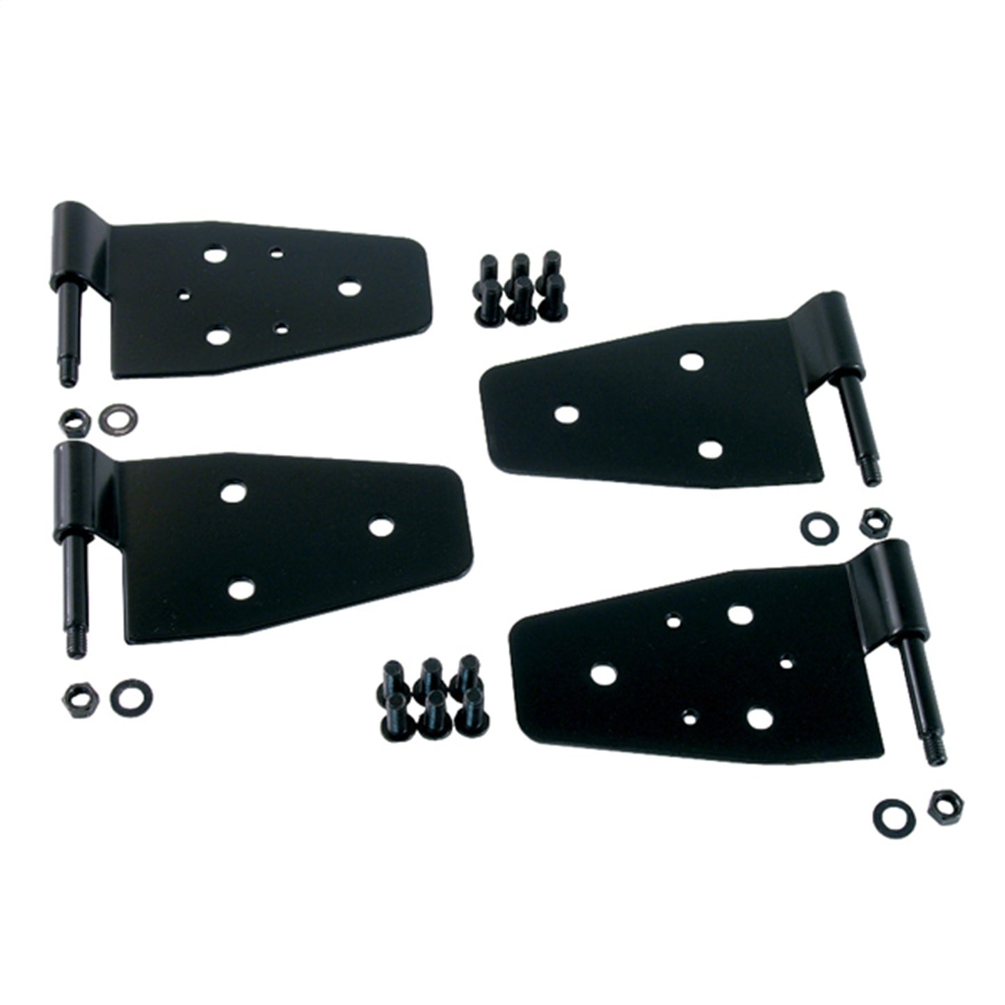 RUGGED RIDGE | 11202.01 | Door Hinge Kit,87-06Jeep Wrangler With Steel Half Doors,Black