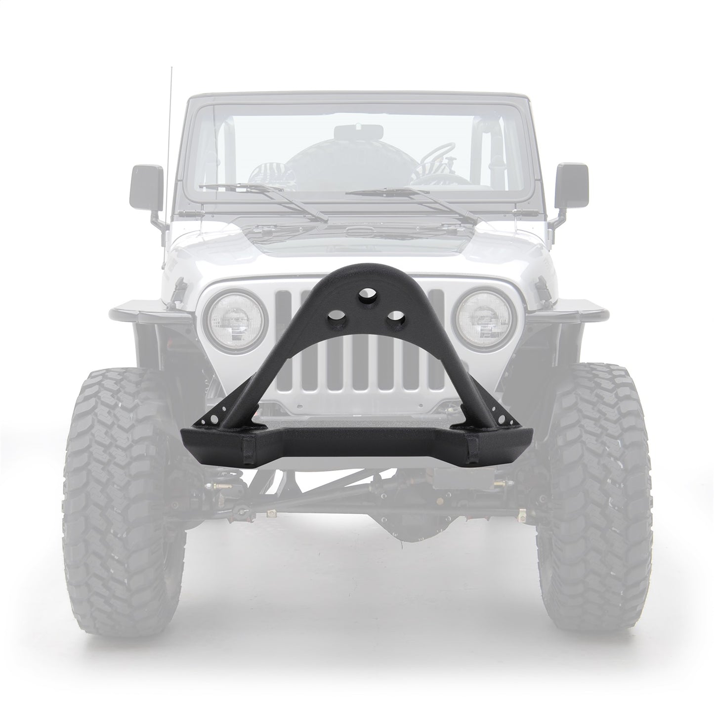 Smittybilt SRC Front Stinger Bumper Textured Matte Black Finish I 76521