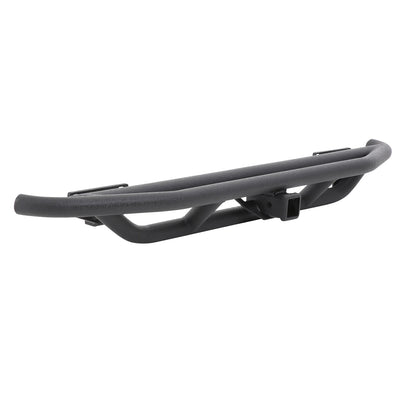 Smittybilt SRC Rear Bumper w/Hitch Black Textured No Drill Installation Does Not Incl. Tire Mount I 76611